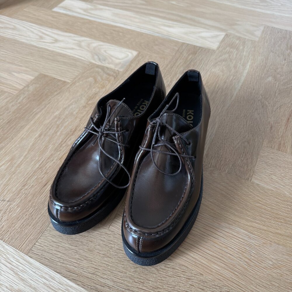 KOIO | Brown Siena (Glossed Walnut) Leather Loafer